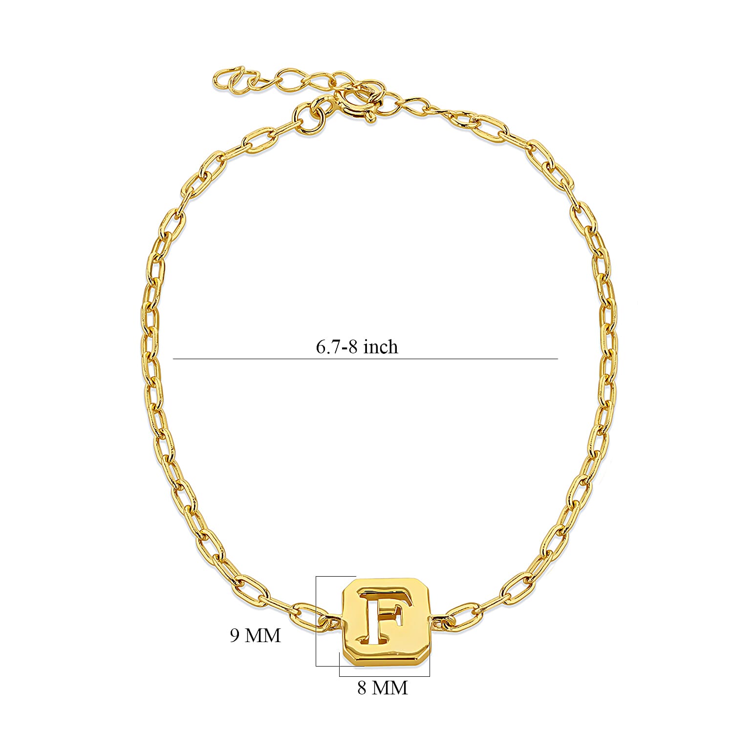 Sterling Silver Bracelet (Size - 8)