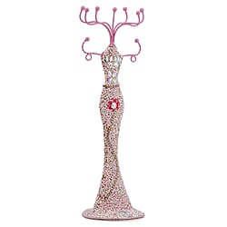 Bird Figure Iron Based Beaded Keyring Holder - Multi