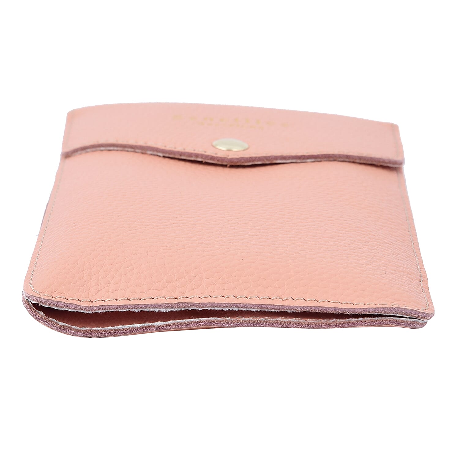 SENCILLEZ 100% Genuine Leather Cell Phone Crossbody Bag with Shoulder Strap (Size 18x12x1Cm) -  Peach