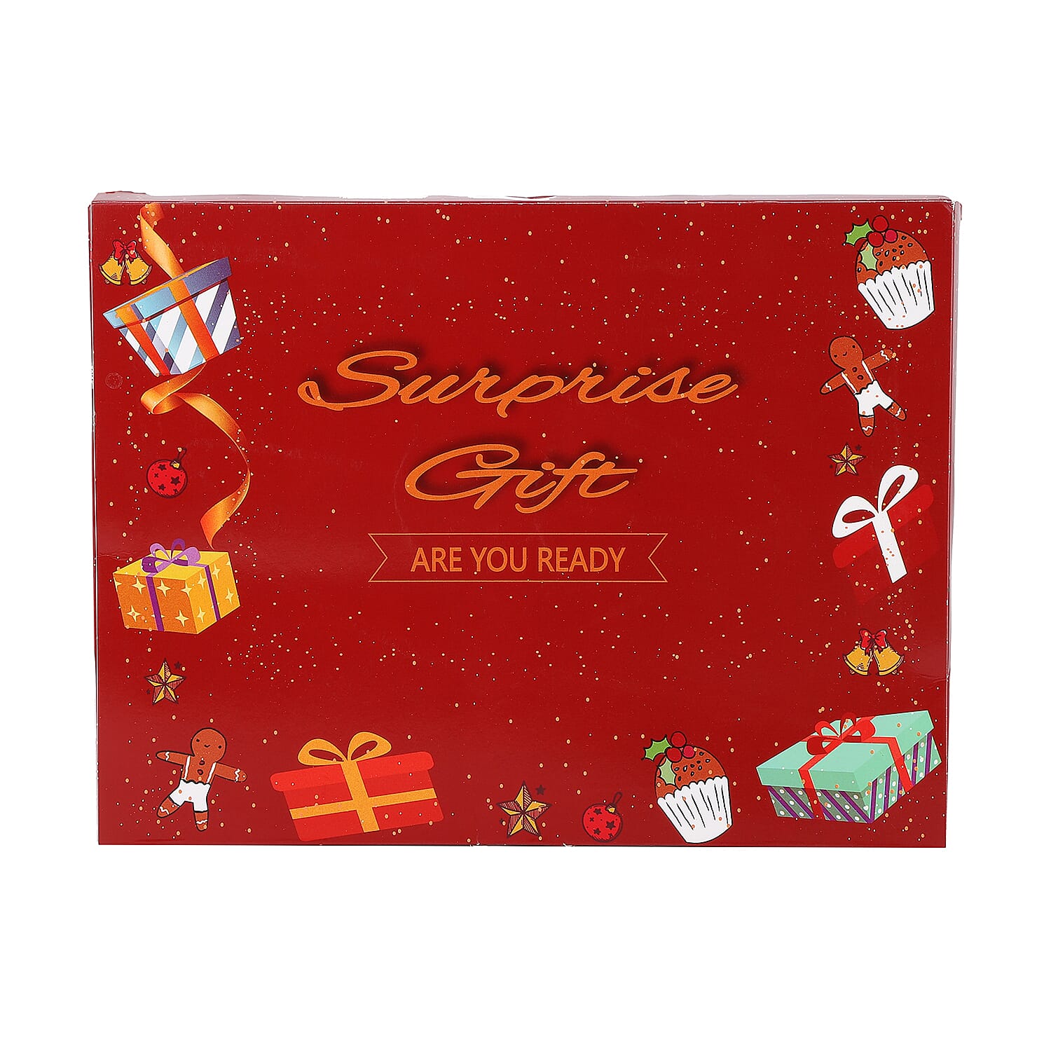 Set of 30 Pcs White, Black Austrian Crystal Enamelled and Multi Gemstone Advent Calendar Jewellery Box