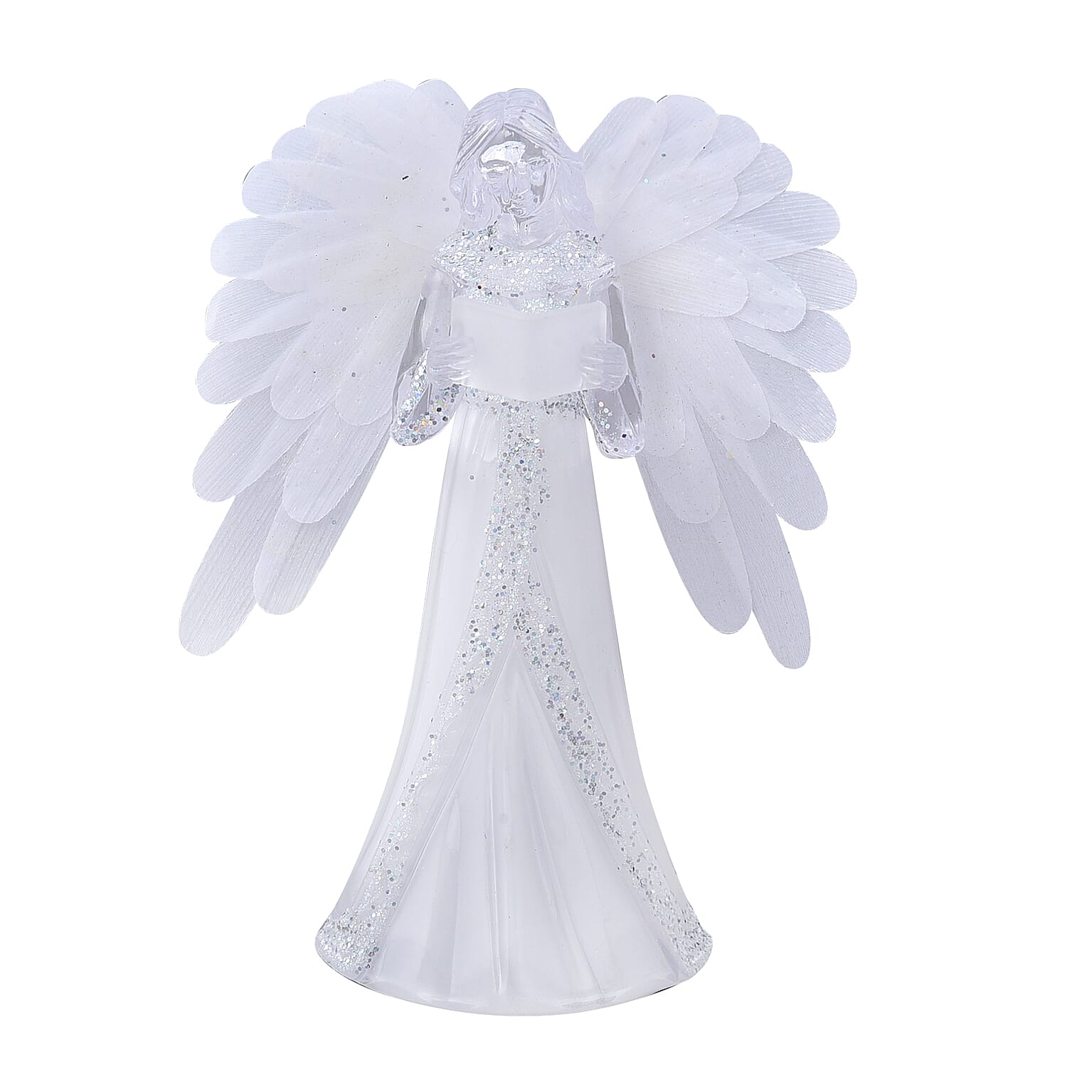 Little Fiber Angel with Warm Light (3xAAA Battery Not Included)