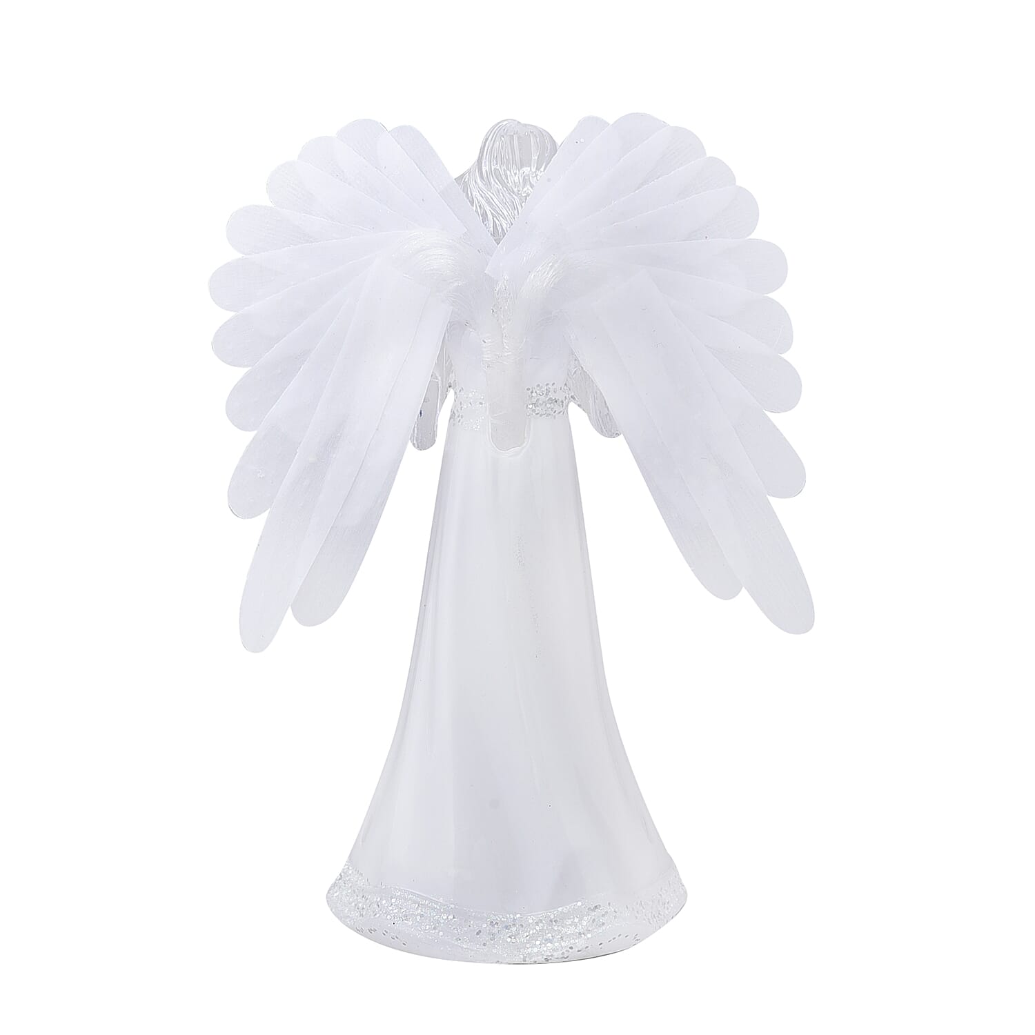 Little Fiber Angel with Warm Light (3xAAA Battery Not Included)