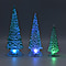 Set of 3 - Christmas LED Tree Light (Size 31x8 Cm, 26x8 Cm &19x3 Cm) - Green