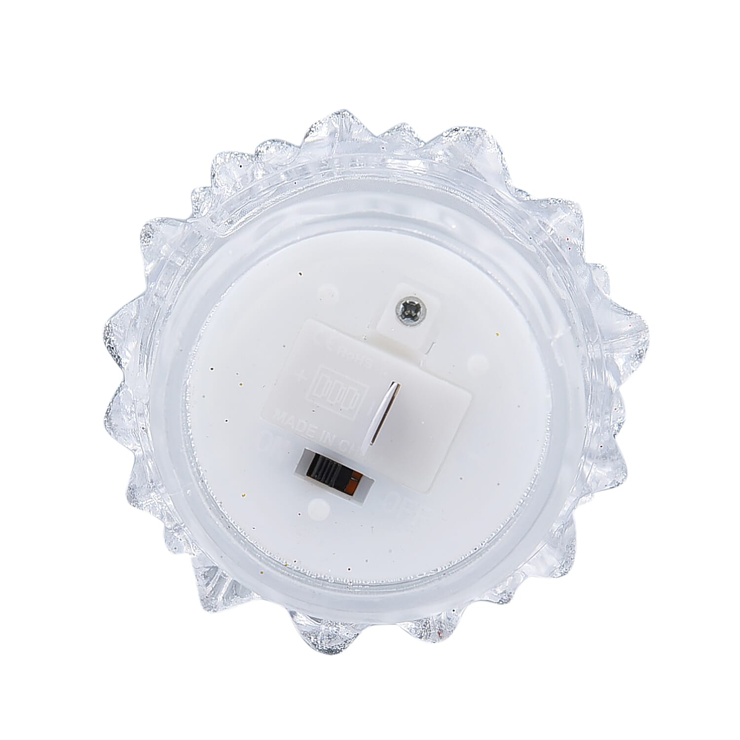 Set of 3 - LED Tree Light (Size 31x8 Cm, 26x8 Cm & 19x3 Cm) - Silver - Requires 6 AAA Batteries (not Incld)