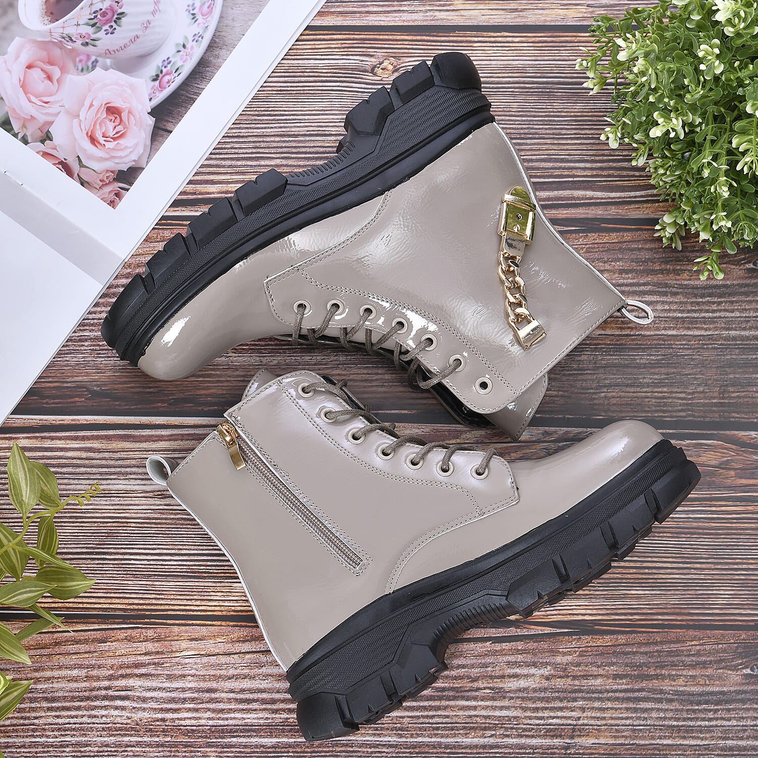 LA MAREY - Womens Ankle Boots - Black 