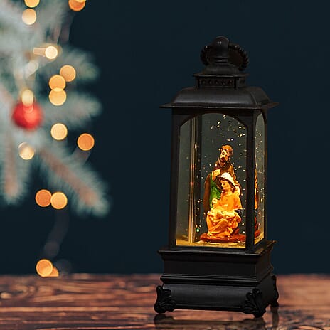 Musical Nativity Lantern (Size 23x8x8Cm) - Requires 3AAA Batteries (Not Incld)