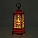 Christmas Couple Lantern Warm Light - Black