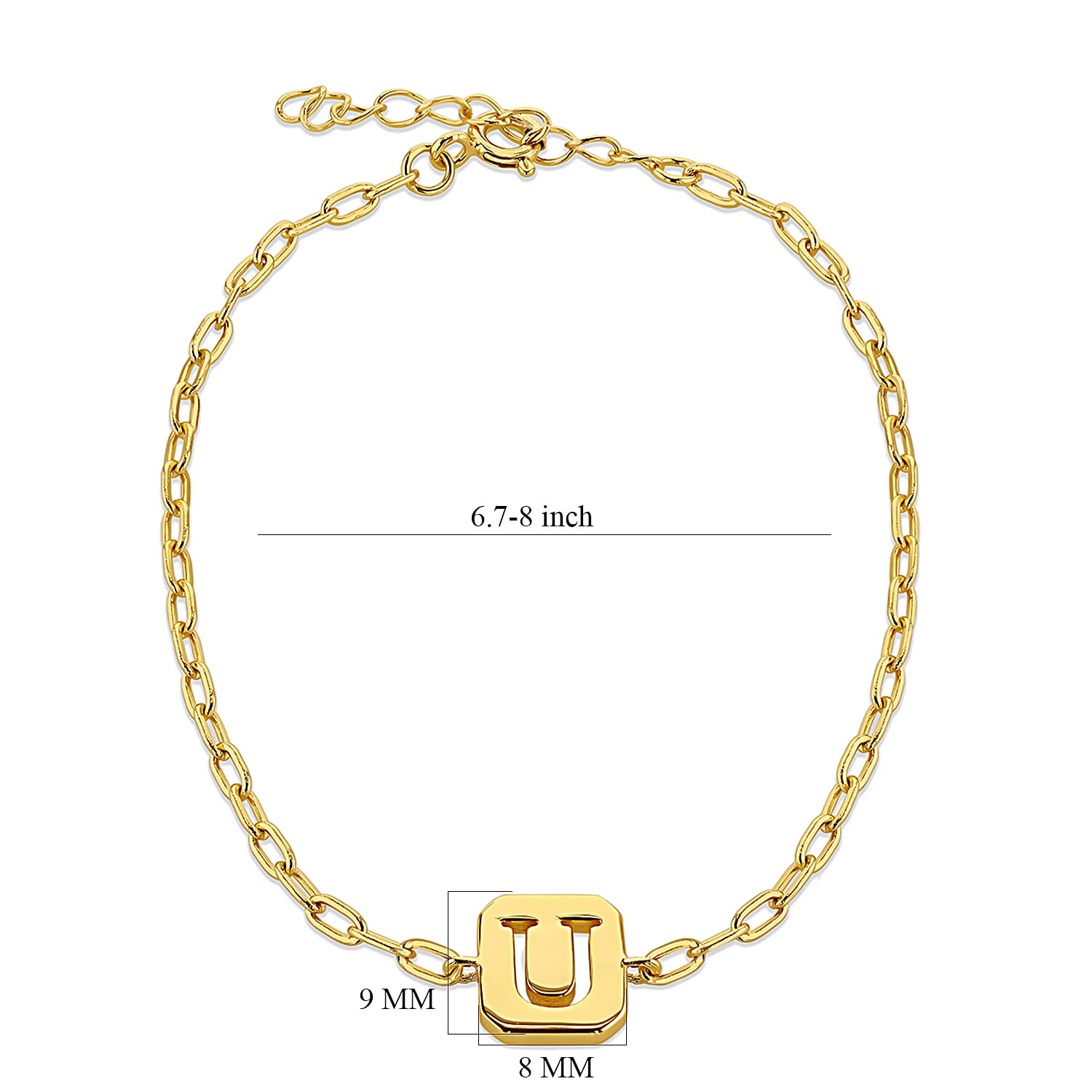 Sterling Silver Bracelet (Size - 8)