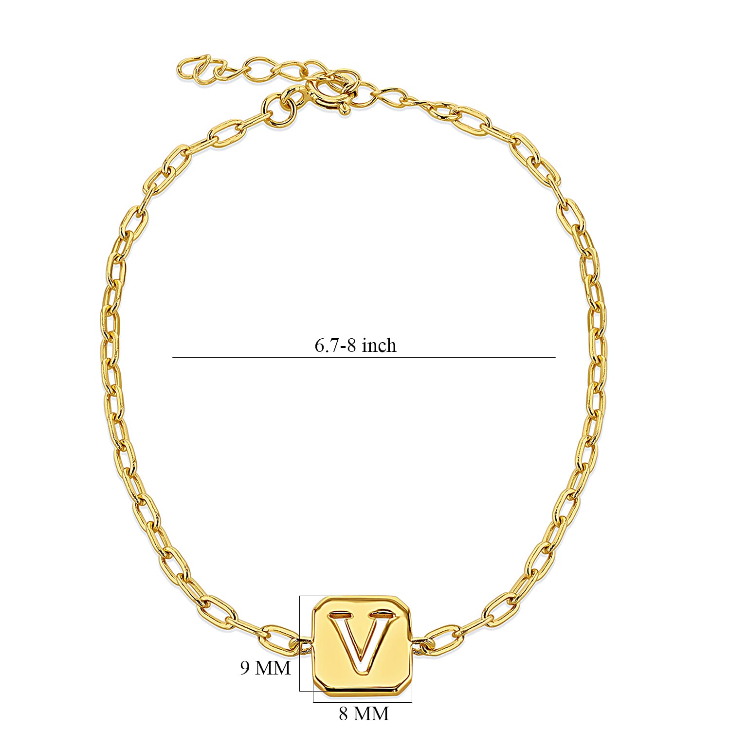 Sterling Silver Bracelet (Size - 8)