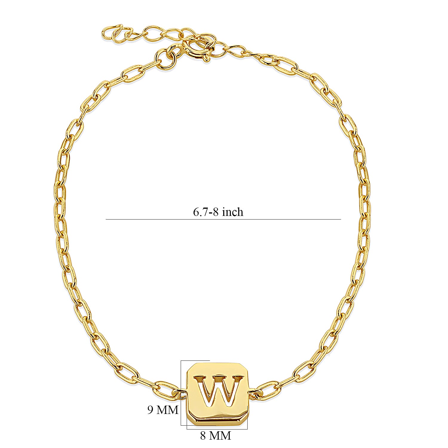 Sterling Silver Bracelet (Size - 8)