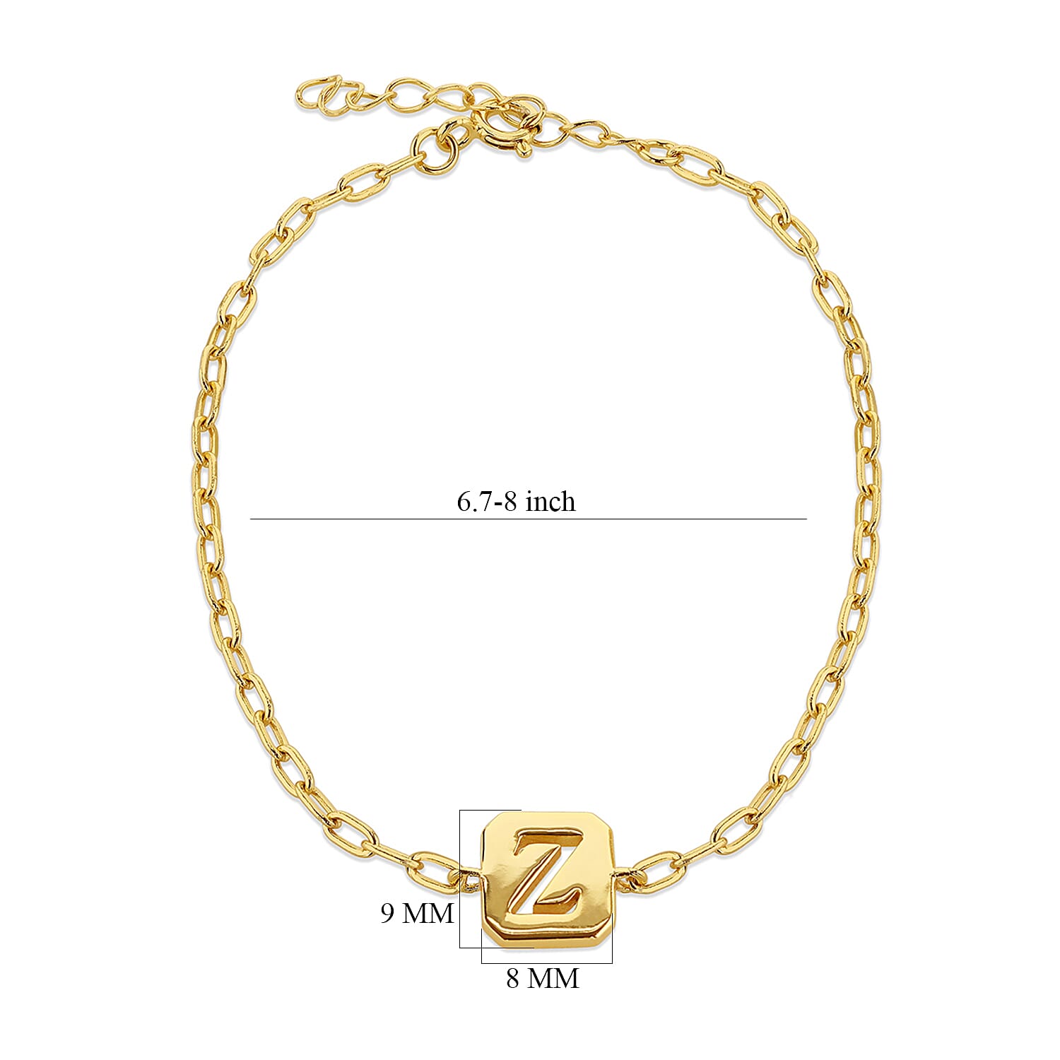 Sterling Silver Bracelet (Size - 8)