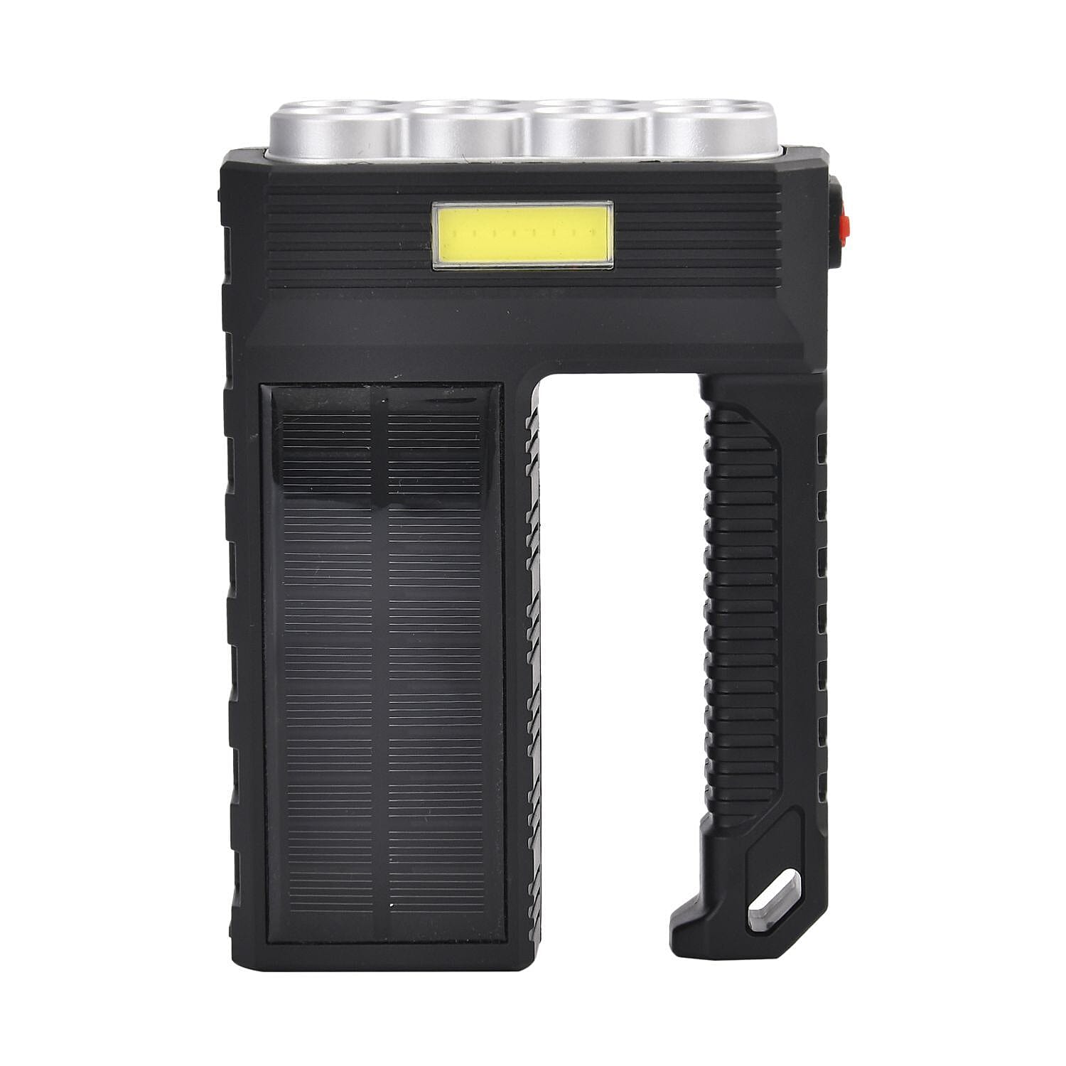 Evergy Saving Solar Charging Powerful LED Torch with in-built Power Bank - 1200mah