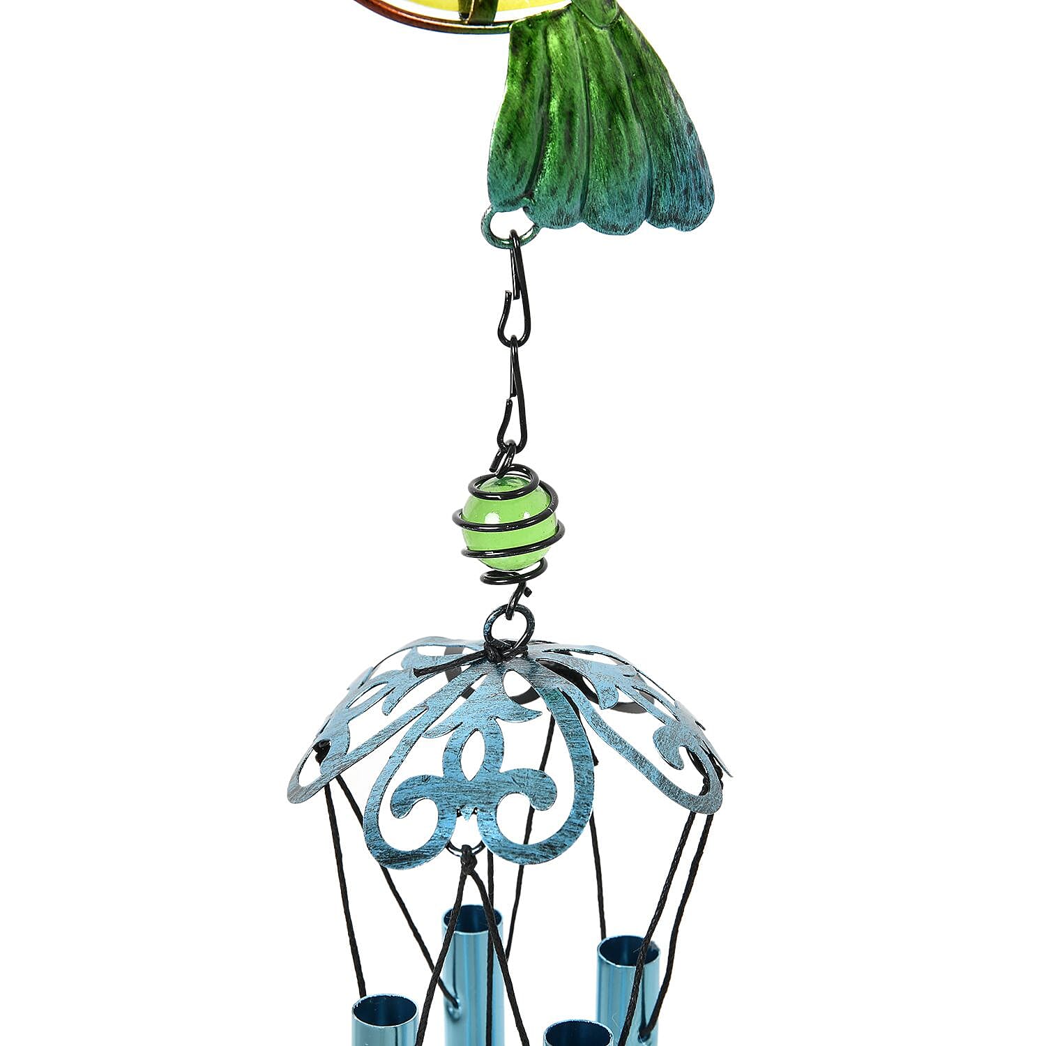 Beautiful Humming Bird Wind Chime (Size - Pipe Dia 1.2 cm) - Multi