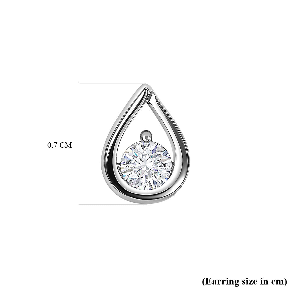 9K White Gold Diamond (G-H) Stud Earrings 0.19 Ct