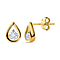 9K Yellow Gold Diamond (I3 - G/H) Stud Earrings (with Push Post) 0.19 Ct.