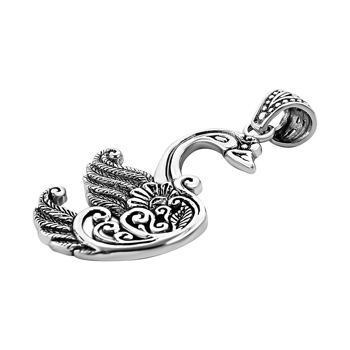 Royal Bali Collection - Sterling Silver Swan Pendant