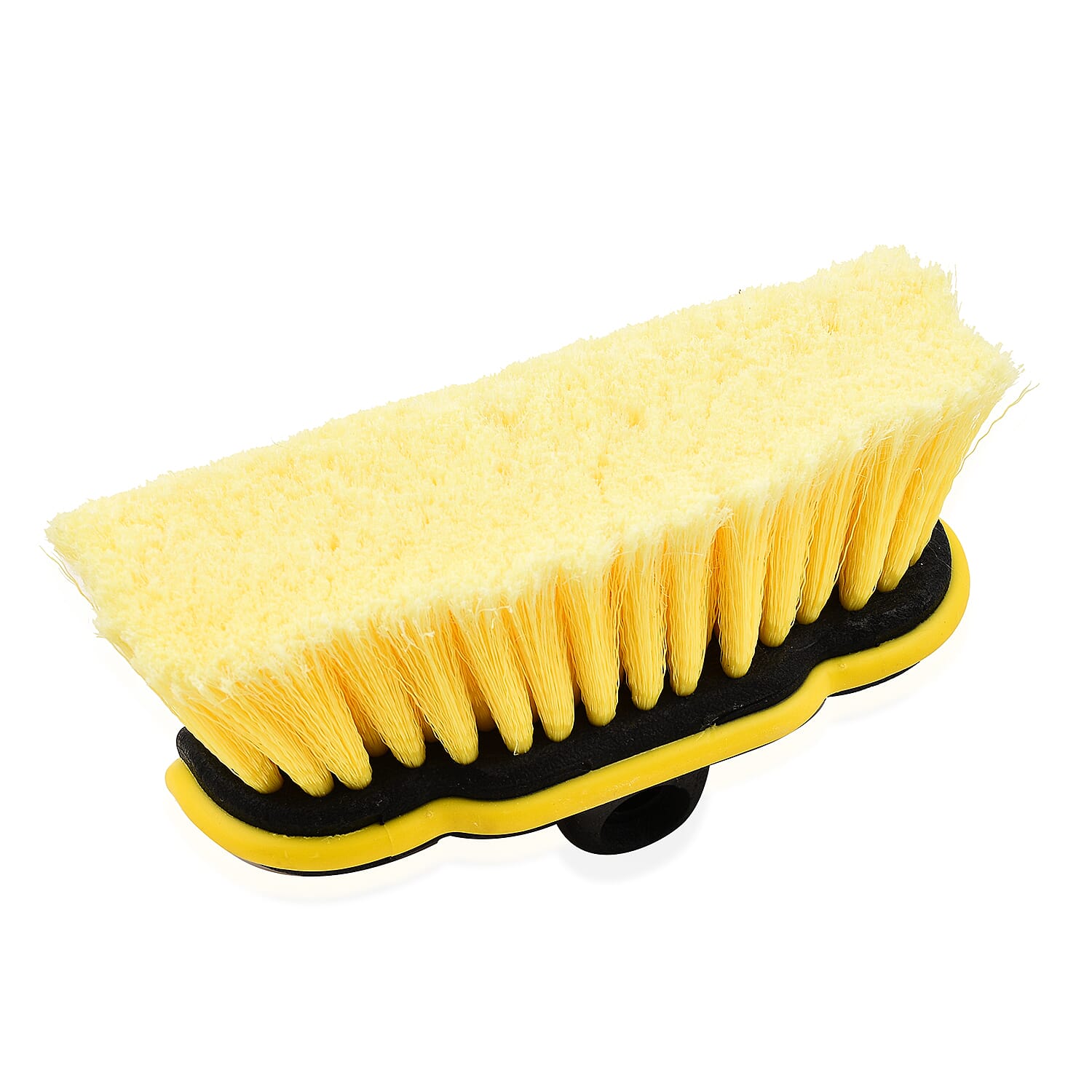 Multipurpose Aluminium Telescopic Extendable Cleaning Soft Brush - Water Fed via Hose Attachment