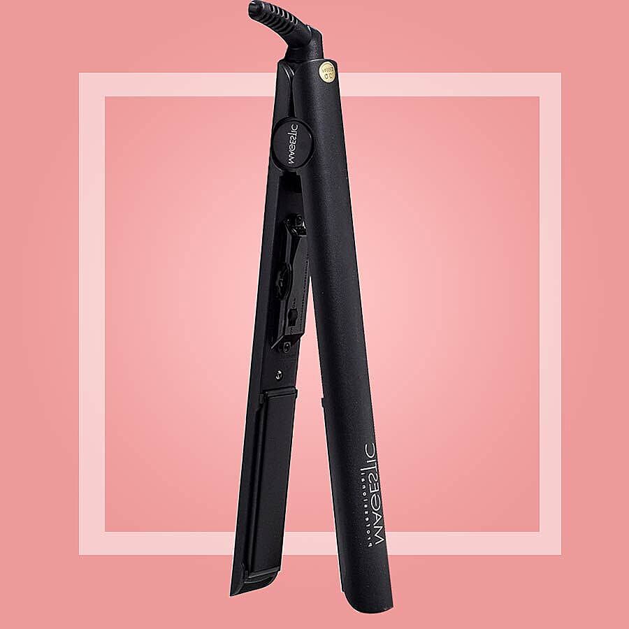 Hair Straightener (Size 1x1x1 ) - Black & Silver