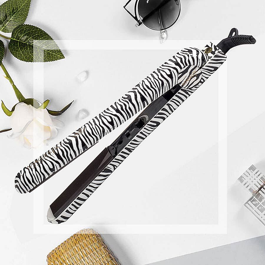 Magestic- 1.25 Hair Straightener - Platinum Zebra