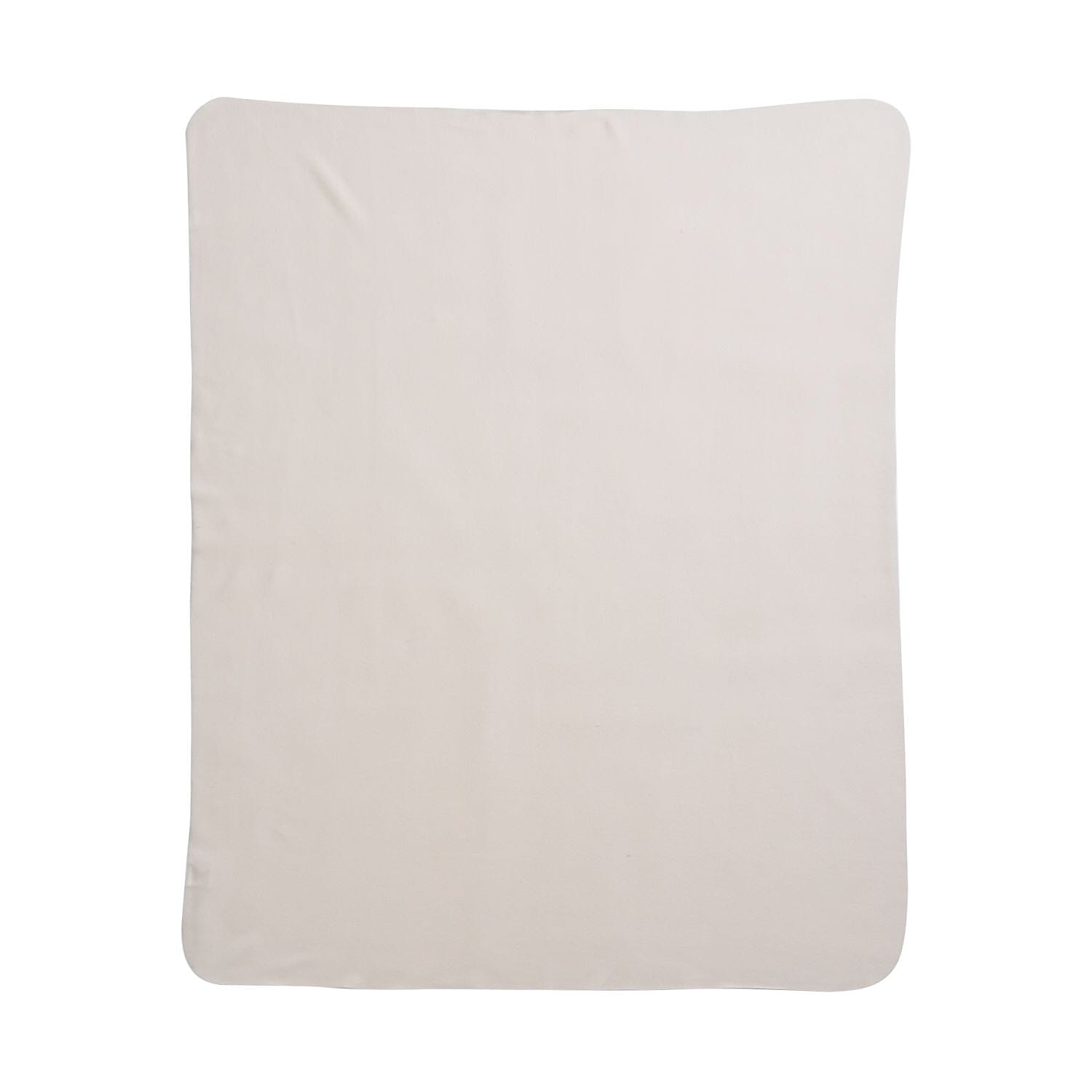 Fleece Solid Blanket Without Seam Tag - Khaki
