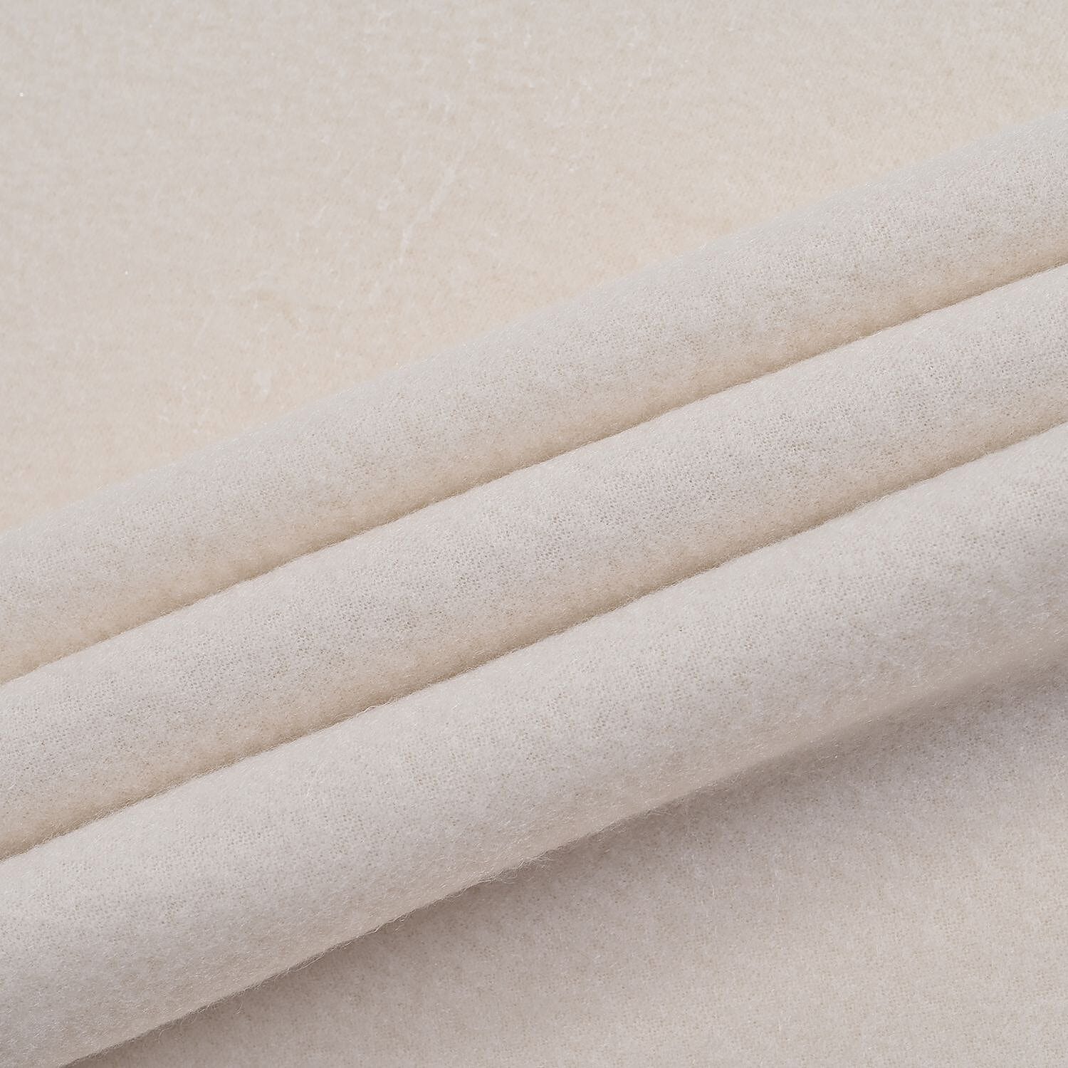 Fleece Solid Blanket Without Seam Tag - Khaki