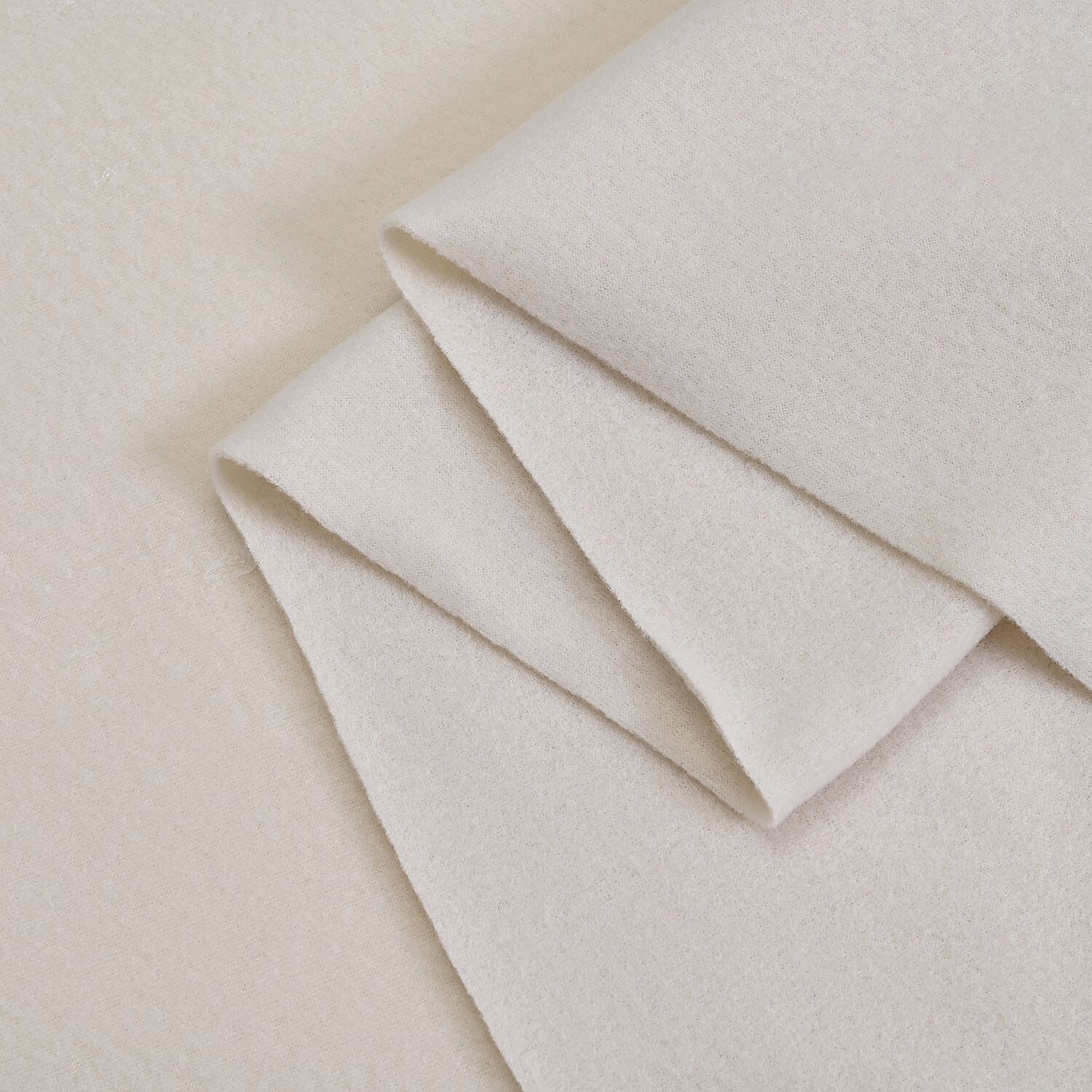 Fleece Solid Blanket Without Seam Tag - Khaki