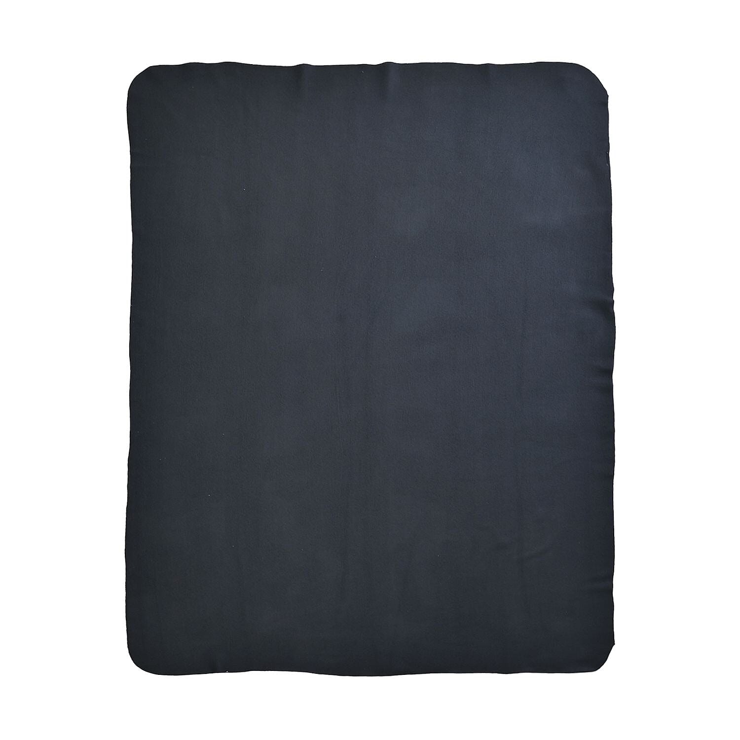 SUPER BARGAIN- Fleece Solid Blanket (Size 170x130 cm) - Dark Grey