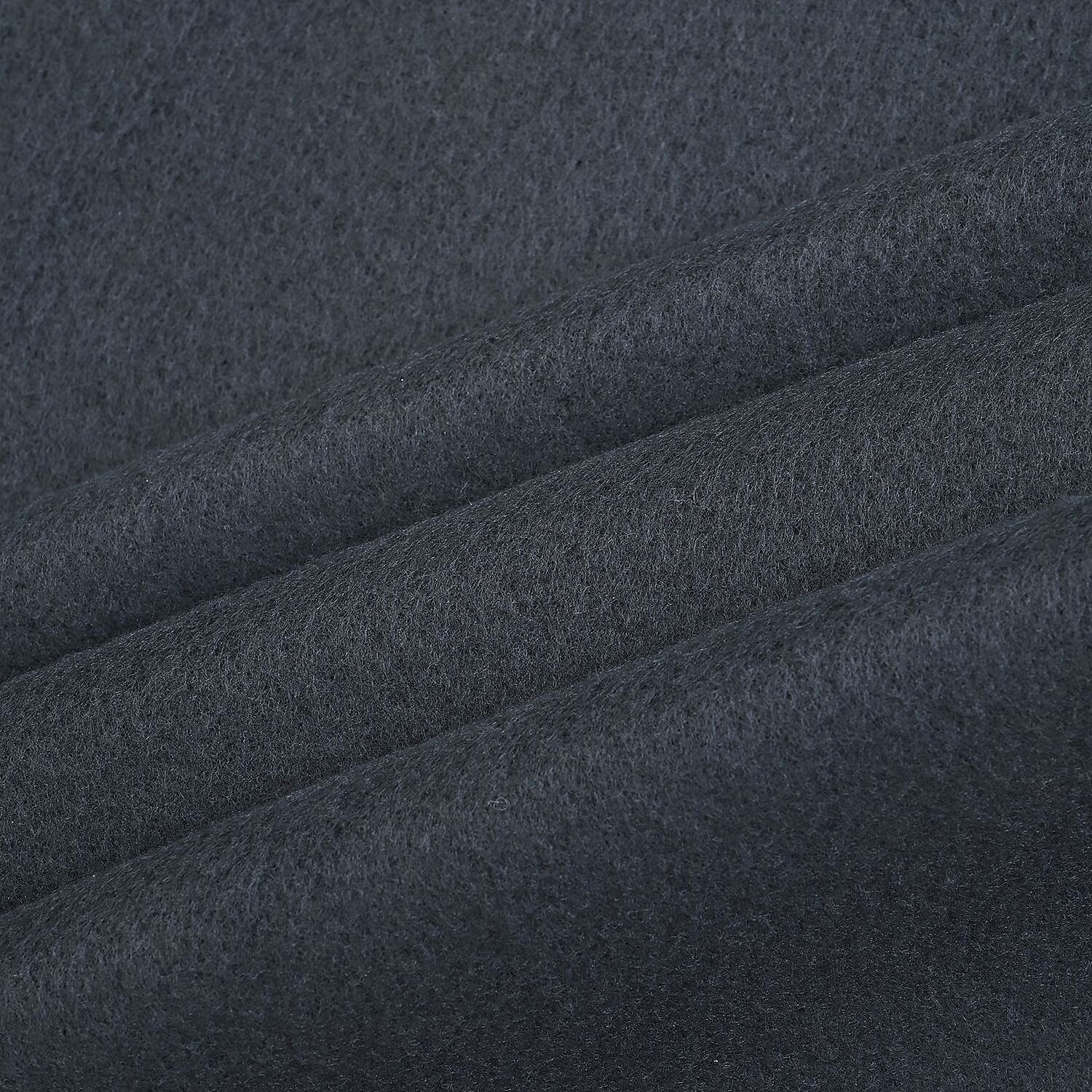 SUPER BARGAIN- Fleece Solid Blanket (Size 170x130 cm) - Dark Grey