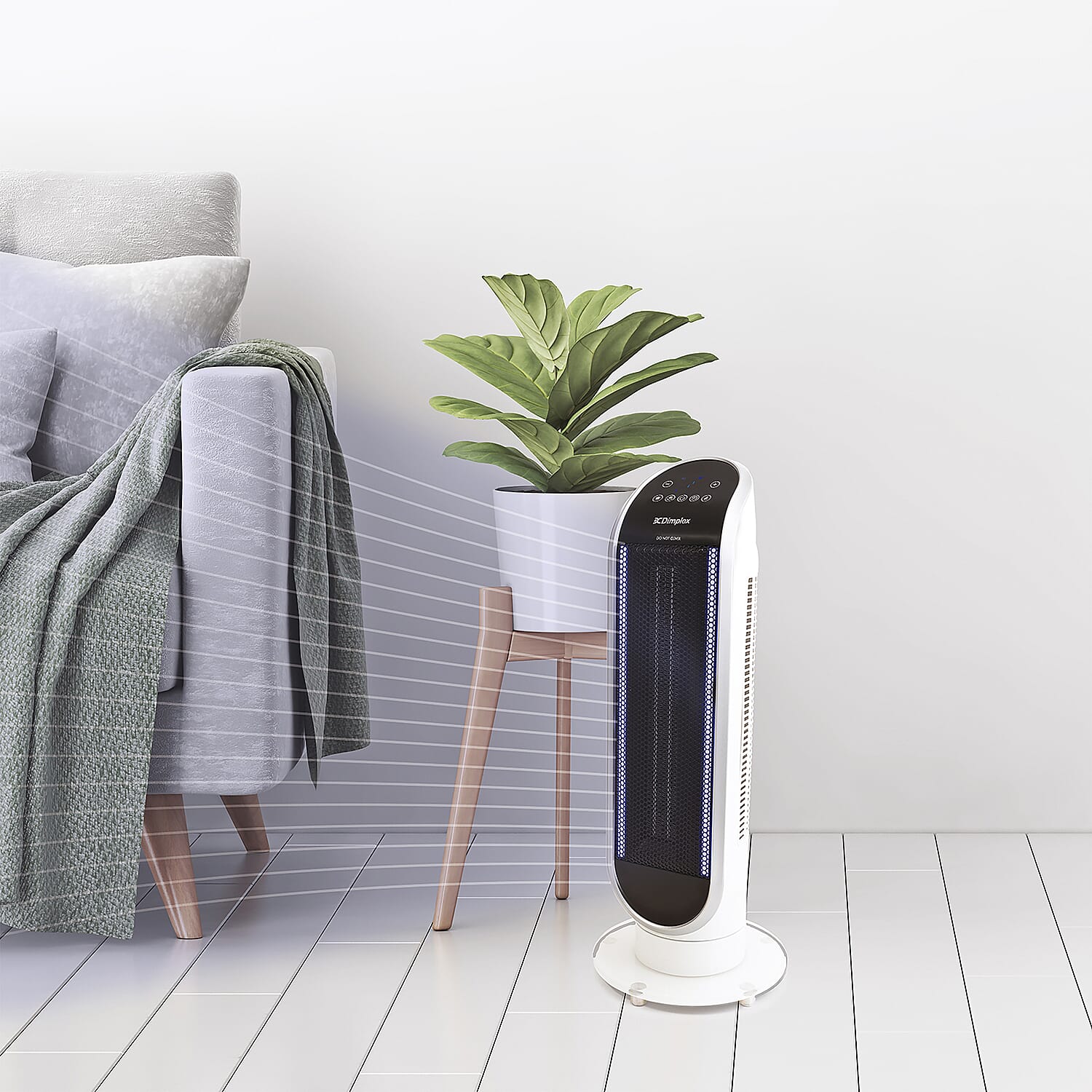 Closeout Deal - Dimplex Maxair Hot and Cold 2 in 1 Smart Heater and Fan