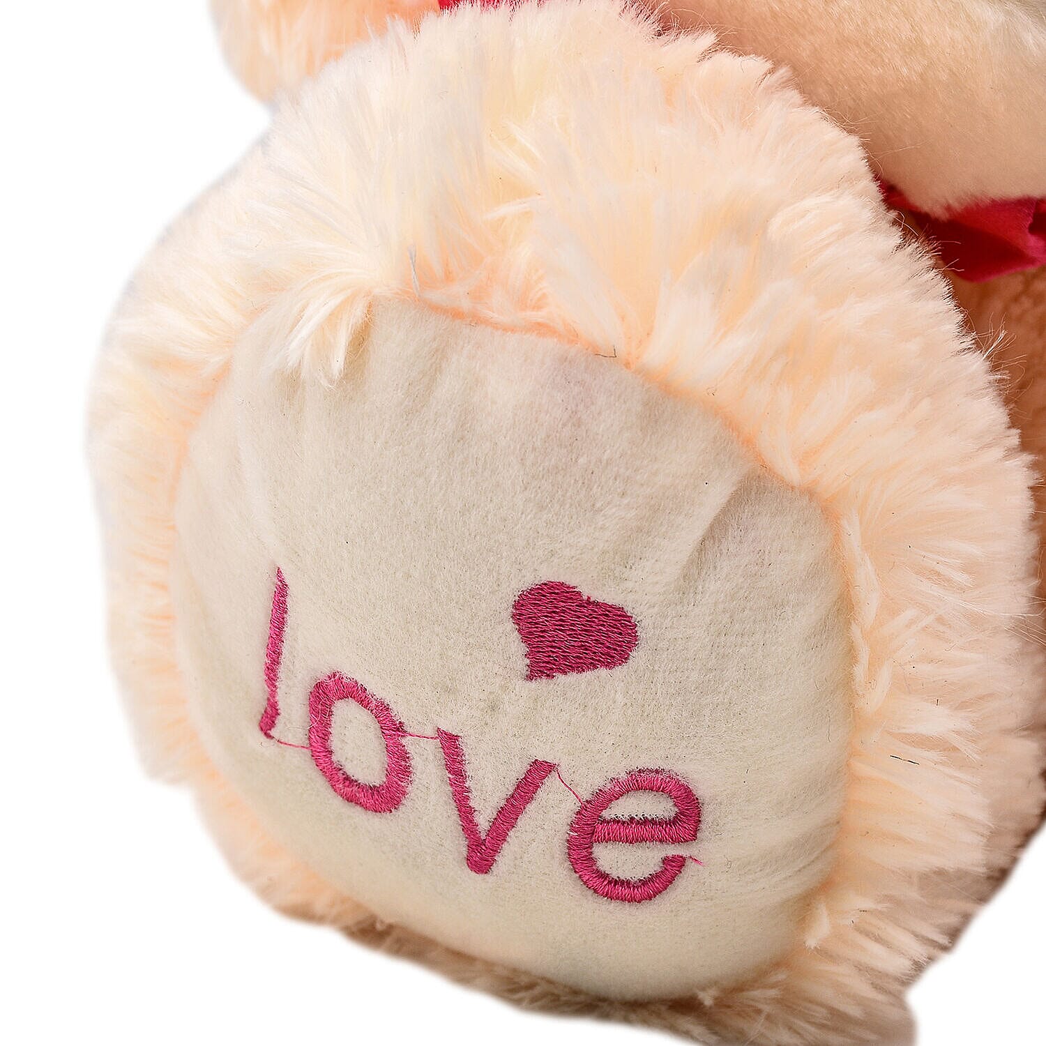 Teddy Bear Holding Baby Present Soft Toys Cute Gifts(60 cm) - Pink & Cream