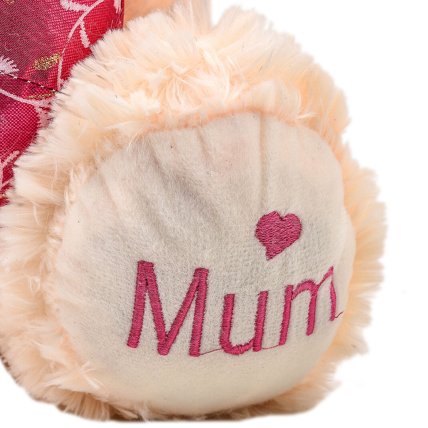 Teddy Bear Holding Baby Present Soft Toys Cute Gifts(60 cm) - Pink & Cream