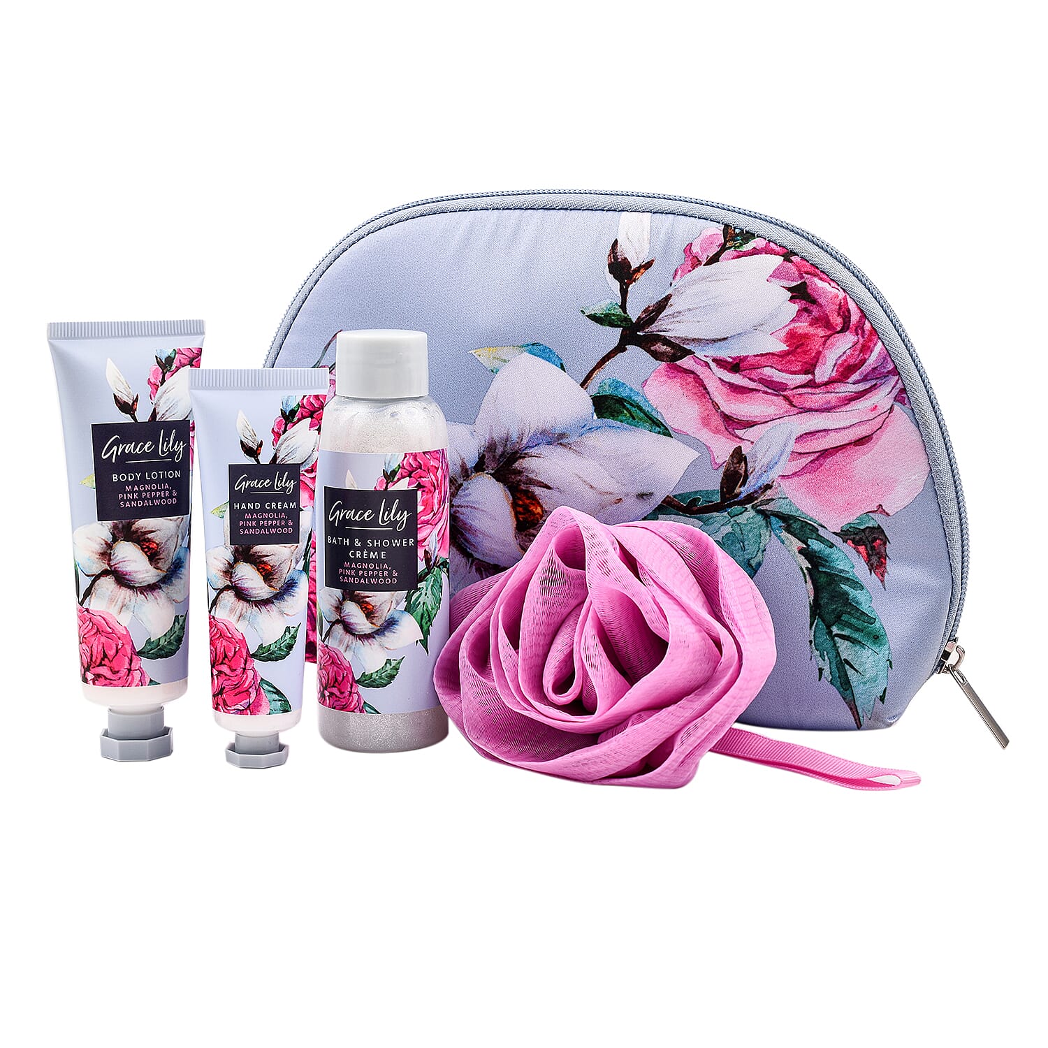Grace Lily Magnolia Pink Pepper & Sandalwood Getaway Bag