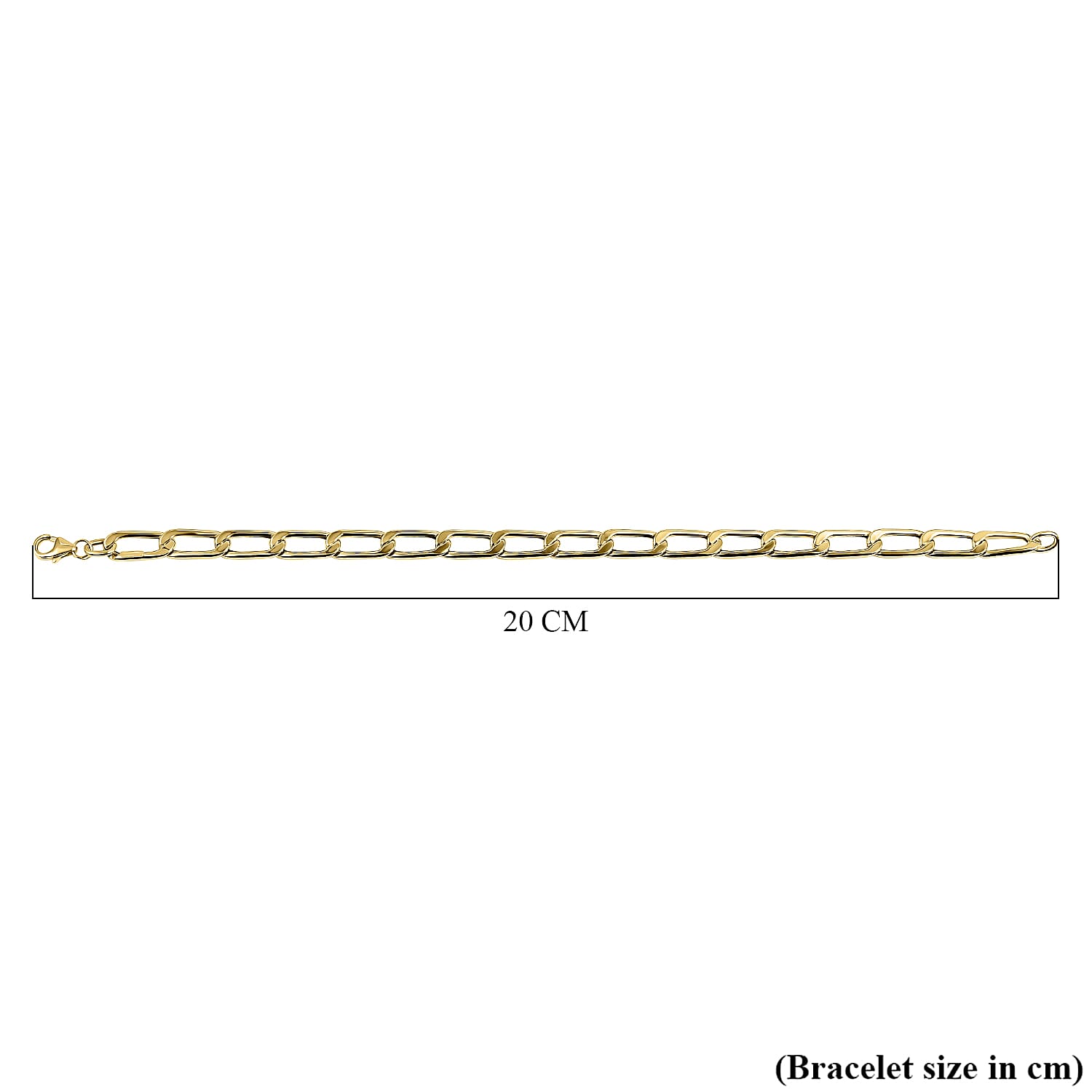 Maestro Collection - 9K Yellow Gold Paperclip Bracelet (Size - 7.5)