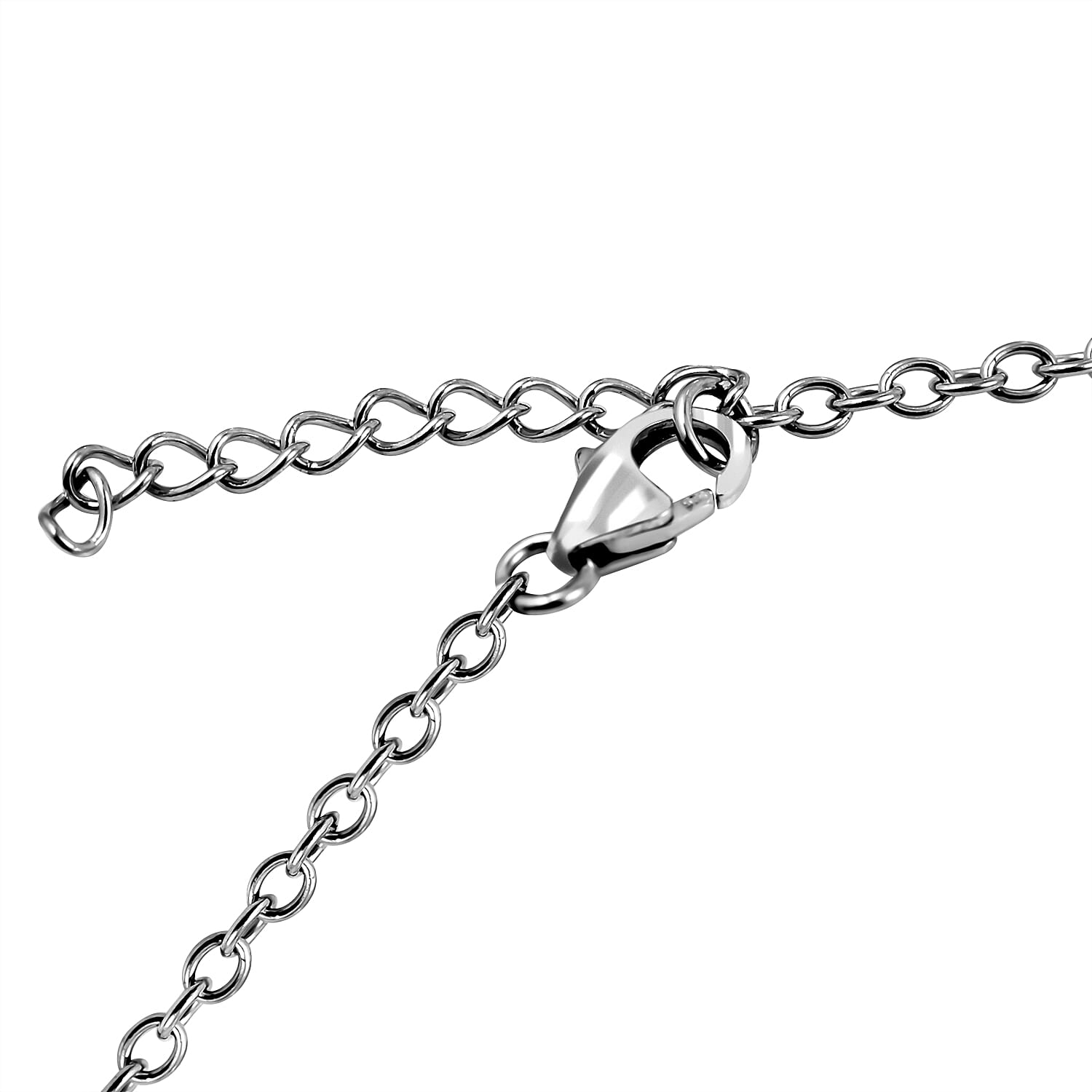 Extremely Rare Find - AAA Queen Conch Shell Necklace (Size - 20) in Rhodium Overlay Sterling Silver 84.00 Ct, Silver Wt 12.00 GM