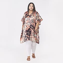 Patterned  Ladies Short Kaftan