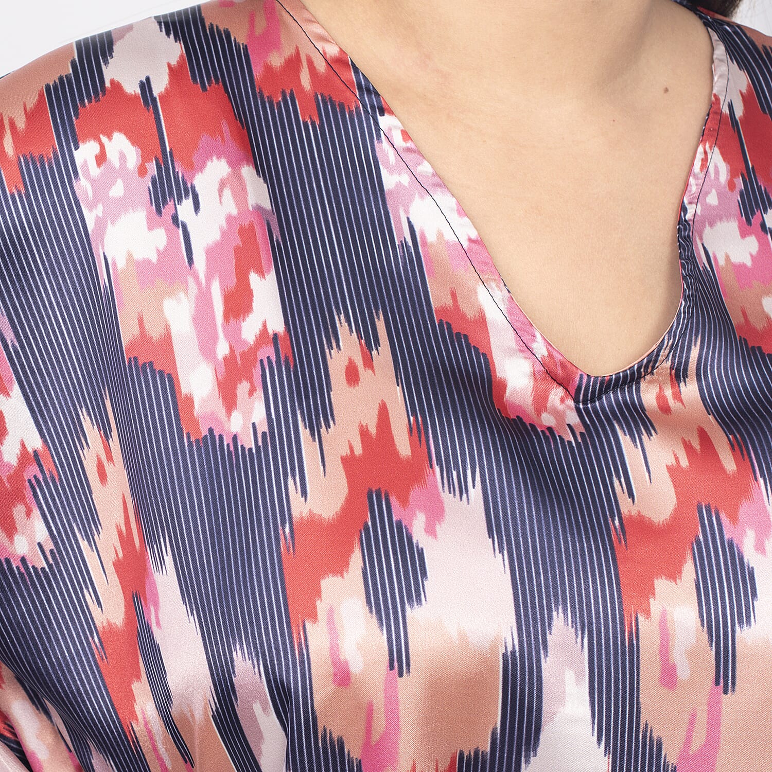 VLL  : Polyester  : Kaftan : One Size : Orange