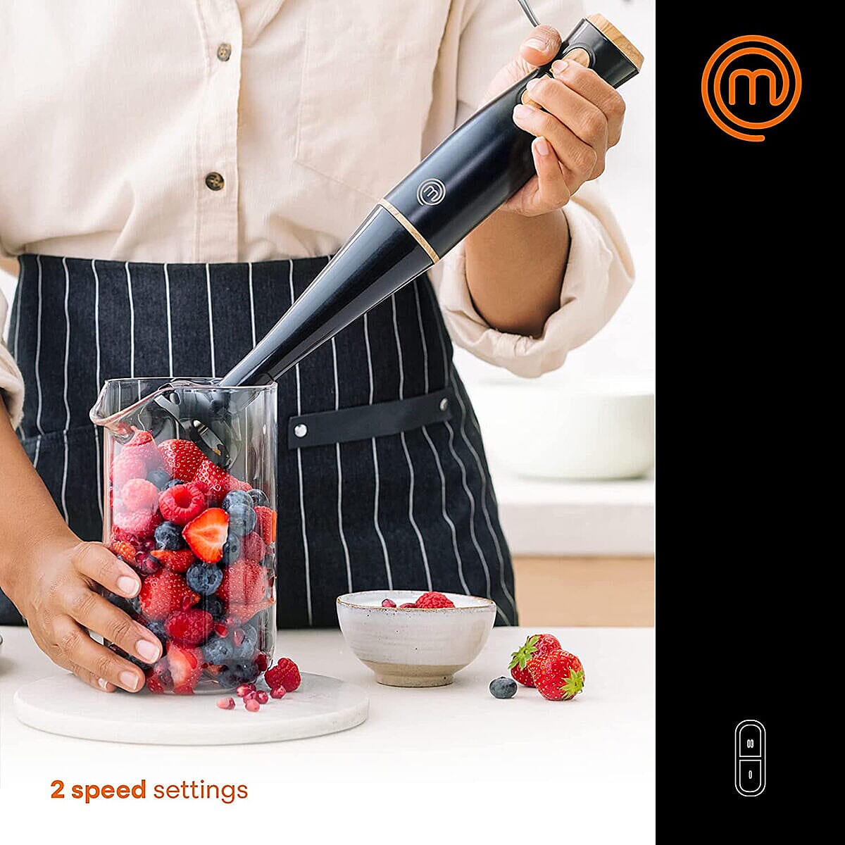 Closeout Deal - Master Chef Hand Held Blender - Black