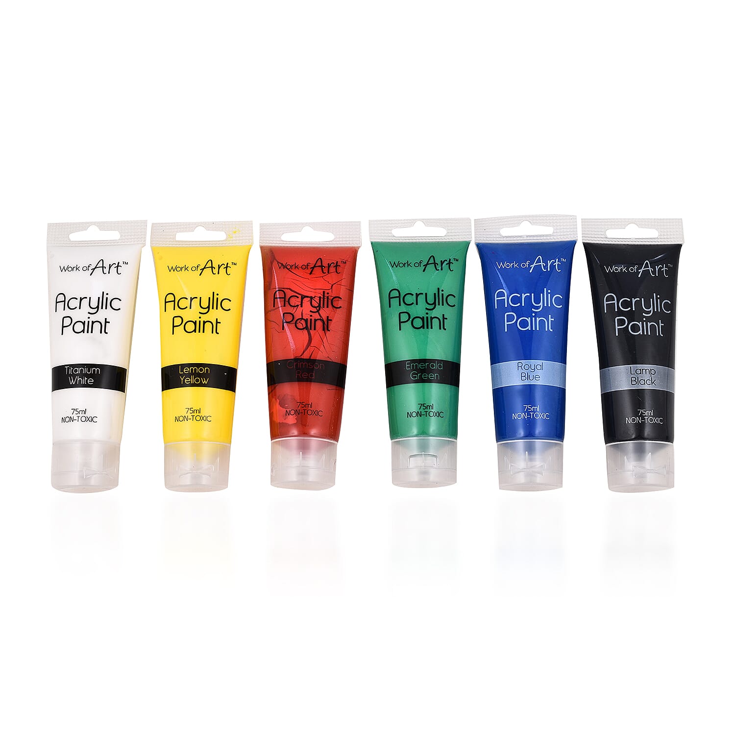 Closeout Offer- Tallon Work Of Art Acrylic Paint Set - 6x75ml