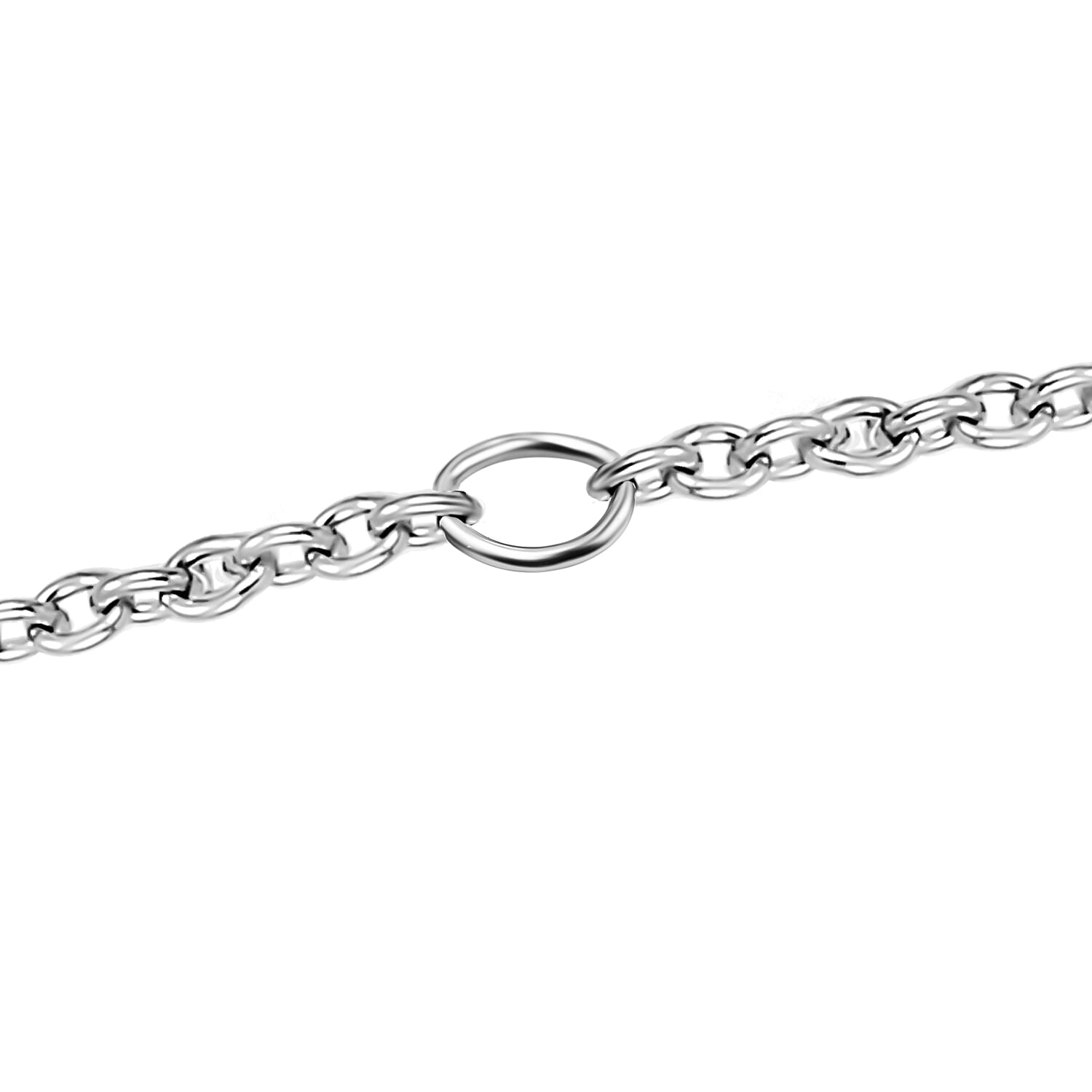 NY Close Out 9K White Gold Diamond (I1-I2-G-H) Necklace (Size - 16-18) 1.00 Ct