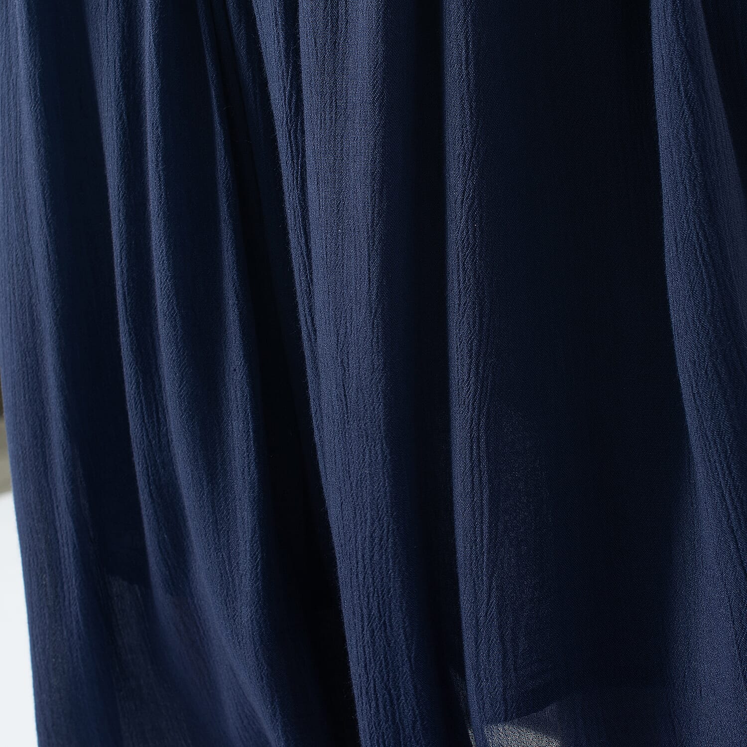 Tamsy Viscose Tie Dye Long Skirt (Size S) - Turquoise