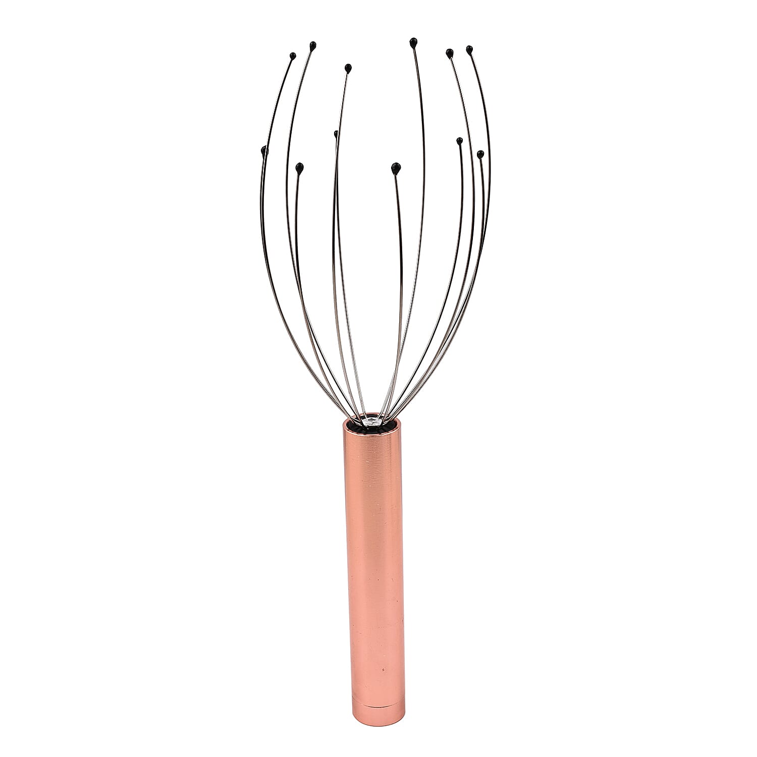 Vibrating Head Massager (Requires 1 x AA Battery - Not Included) - Rose Gold