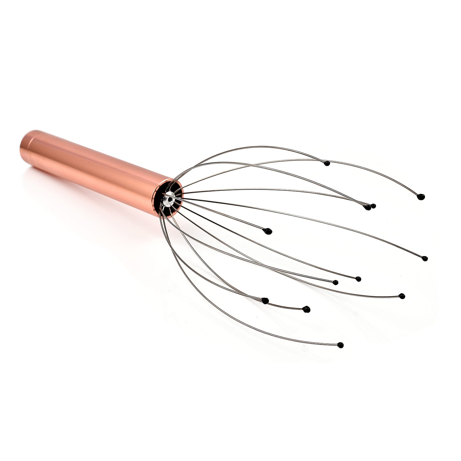 Vibrating Head Massager (Requires 1 x AA Battery - Not Included) - Rose Gold