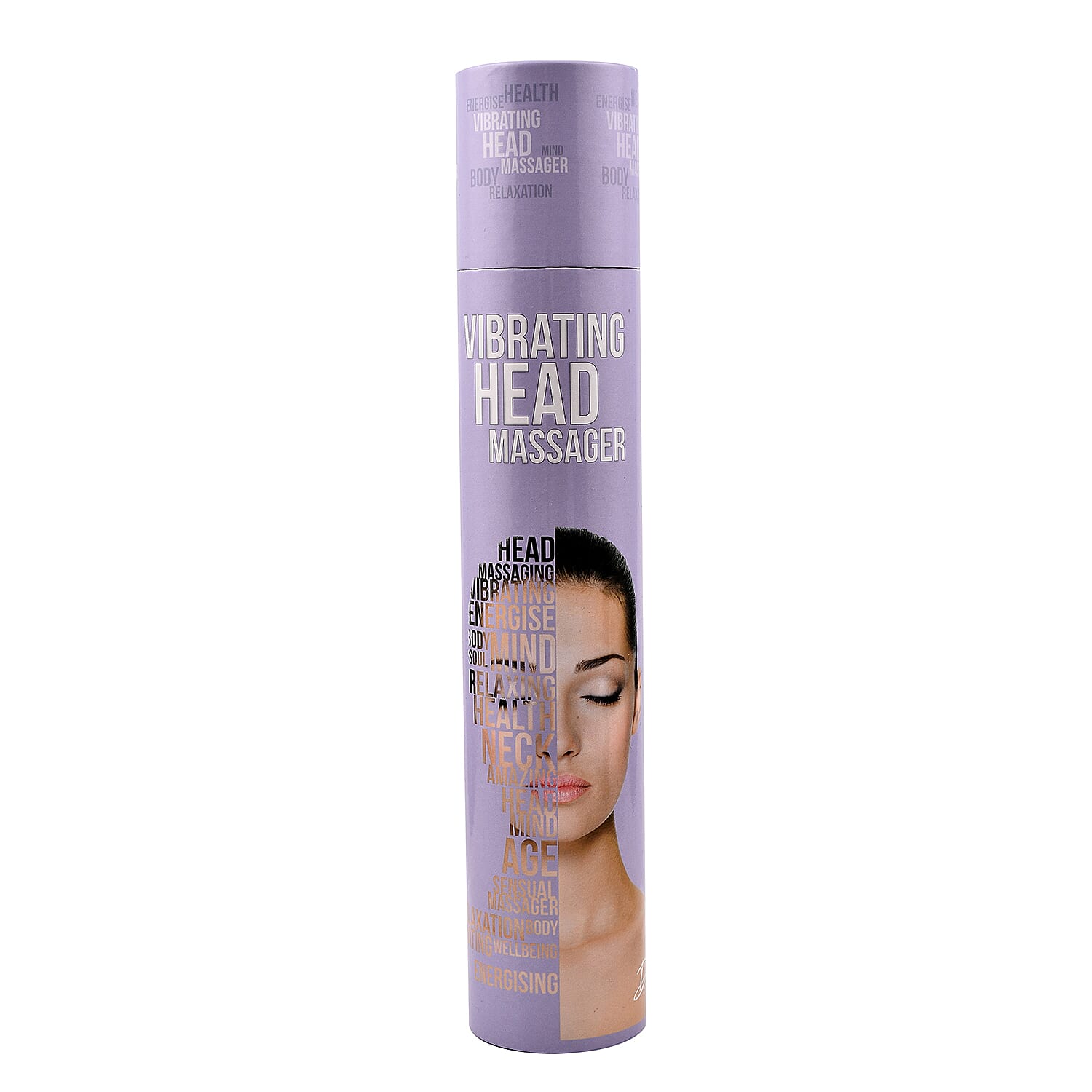 Vibrating Head Massager (Requires 1 x AA Battery - Not Included) - Rose Gold