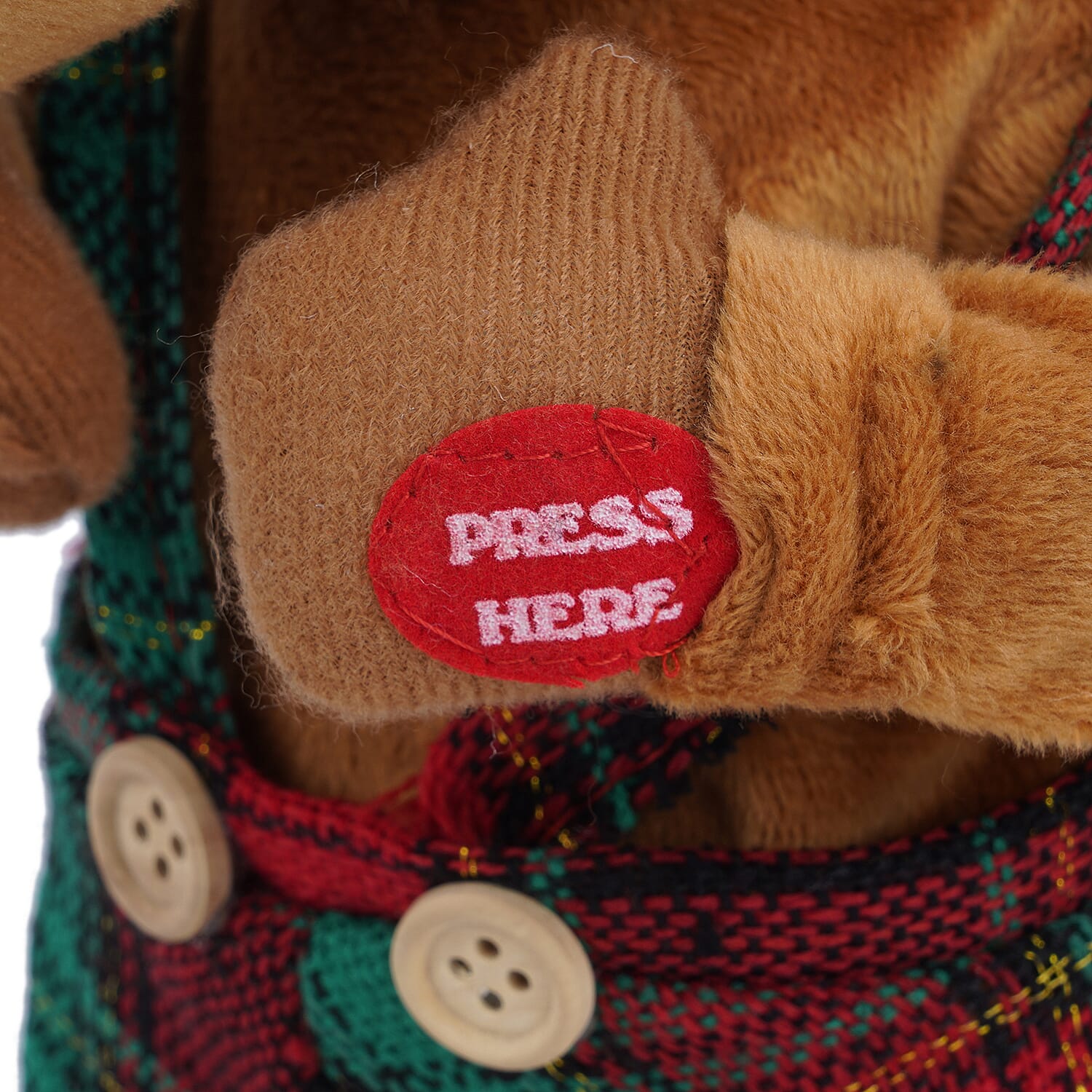 Christmas Electric Reindeer Dancing Toy with Music (Size 30x12x10Cm) - Brown