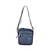 Hong Kong Closeout Collection Navy Genuine Leather Mens Crossbody Bag