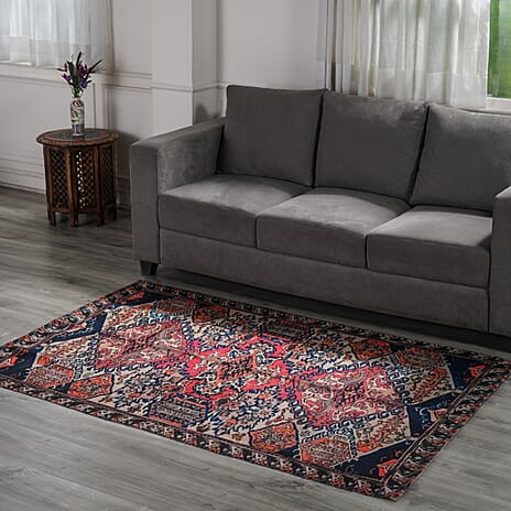 Durable Antique Persian Style Rug (Size 180x120 Cm) - Multi