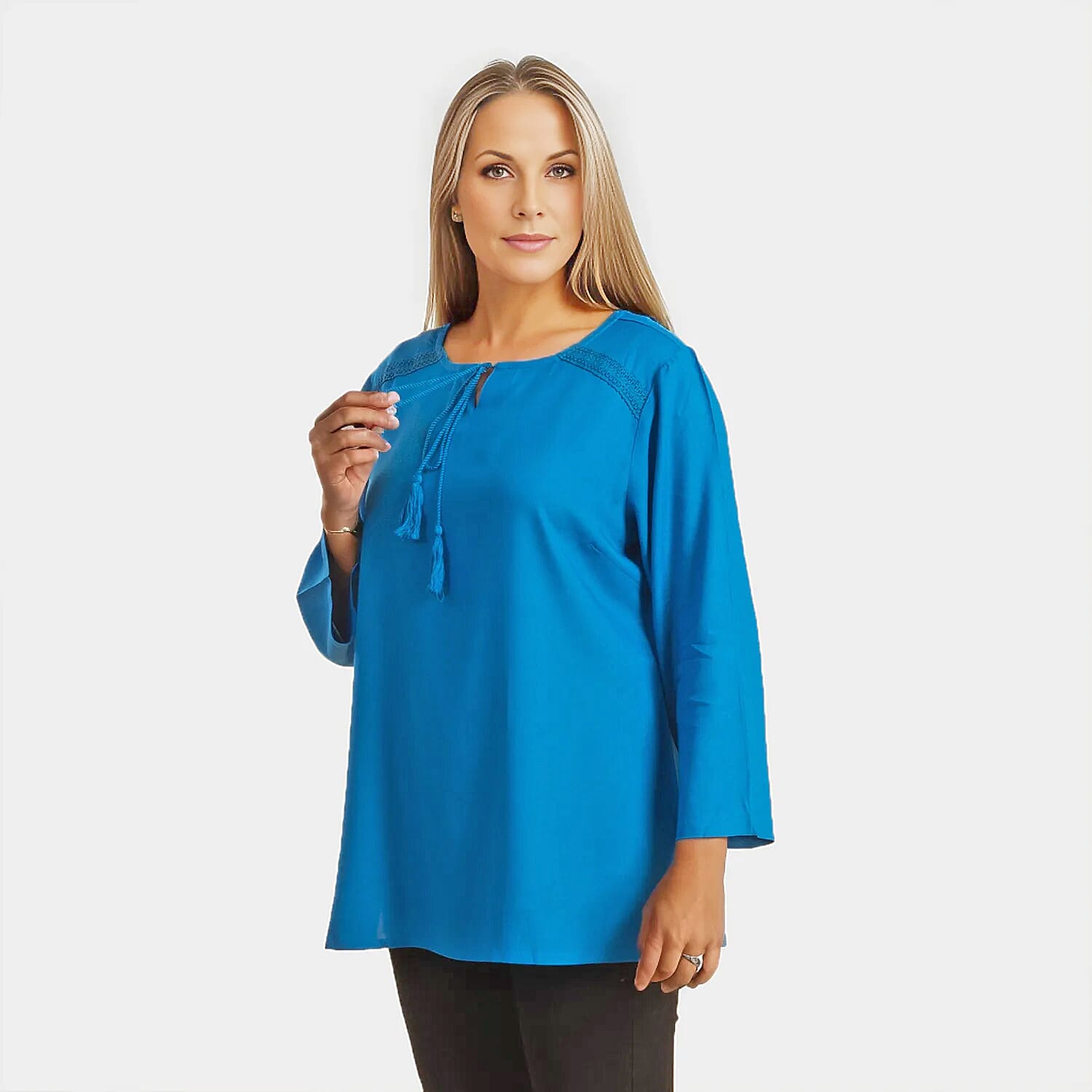 TAMSY Viscose Top - Black