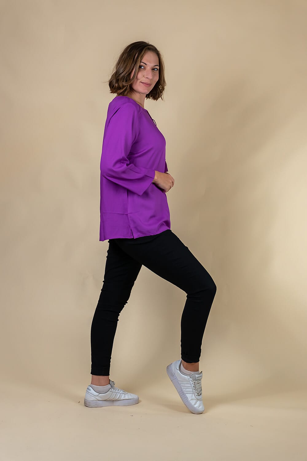 TAMSY Viscose Top - Black