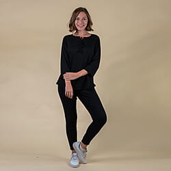 TAMSY Viscose Top - Black