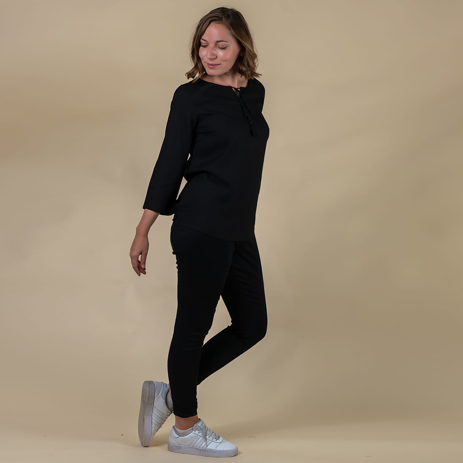 TAMSY Viscose Top - Black